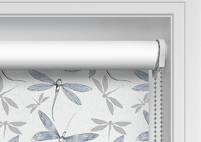 Dragonflies, River Blue - Twist&Fit Roller Blind - Image 11